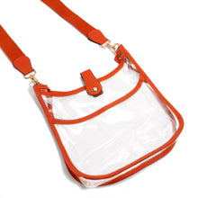 Load image into Gallery viewer, Game Day Clear Crossbody Handbag
