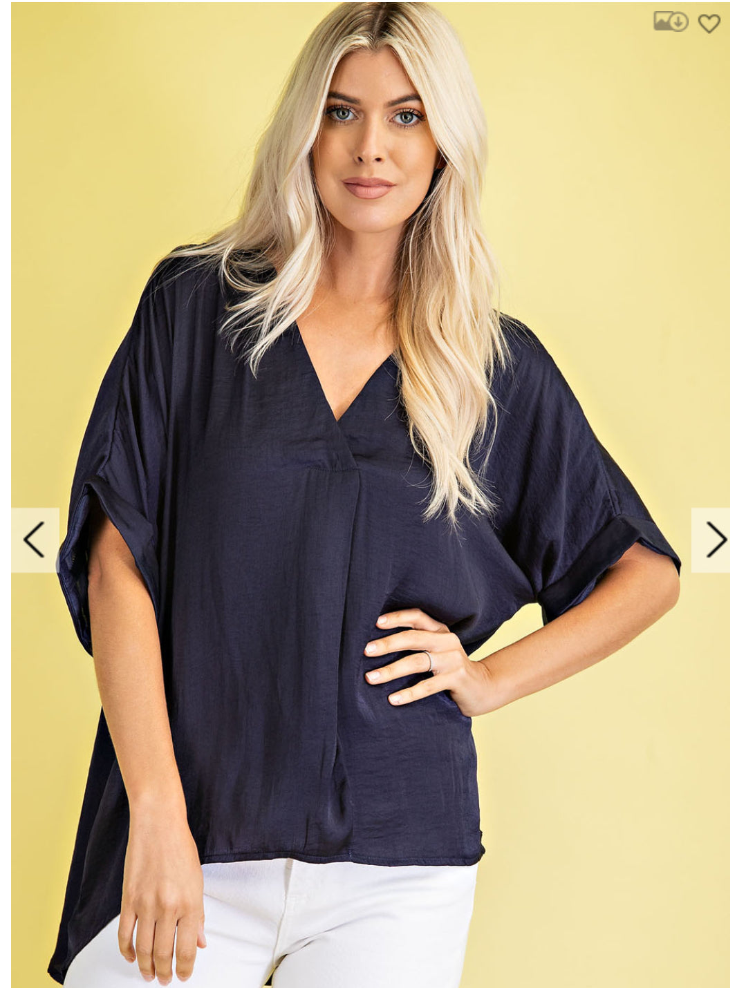 V-Neck High-Low Top *FINAL SALE*