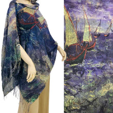 Load image into Gallery viewer, Button Shawl Cotton Feel