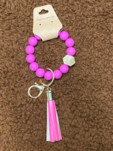 Load image into Gallery viewer, Rubber bead key chain