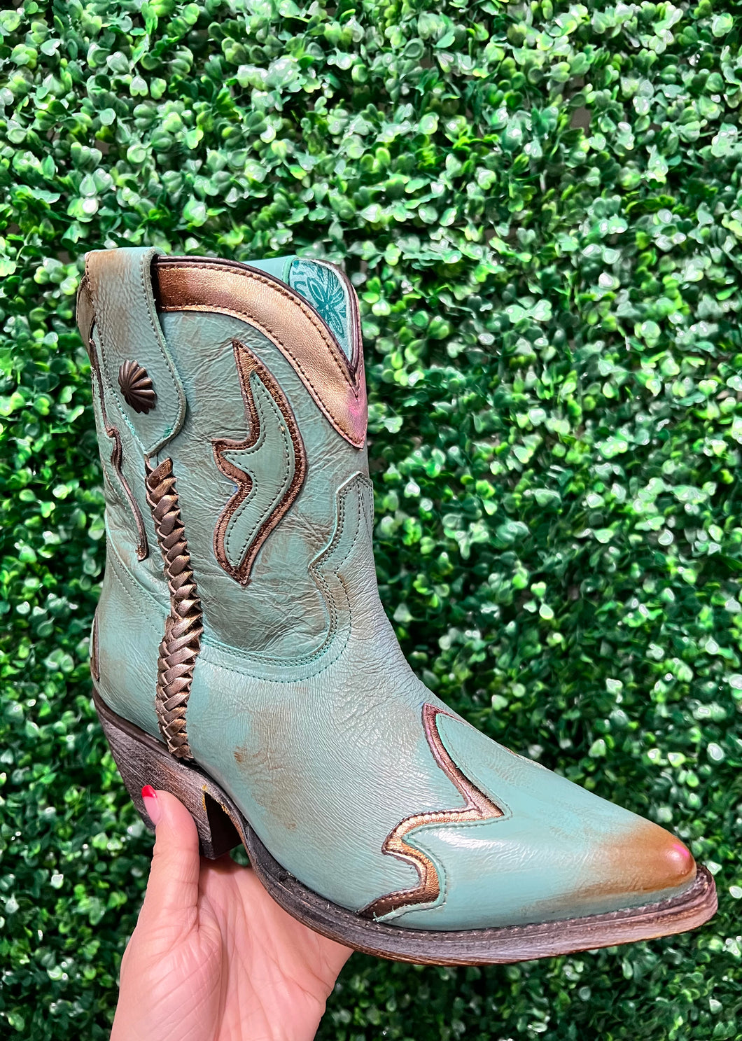 Corral Turquoise Ankle Boot