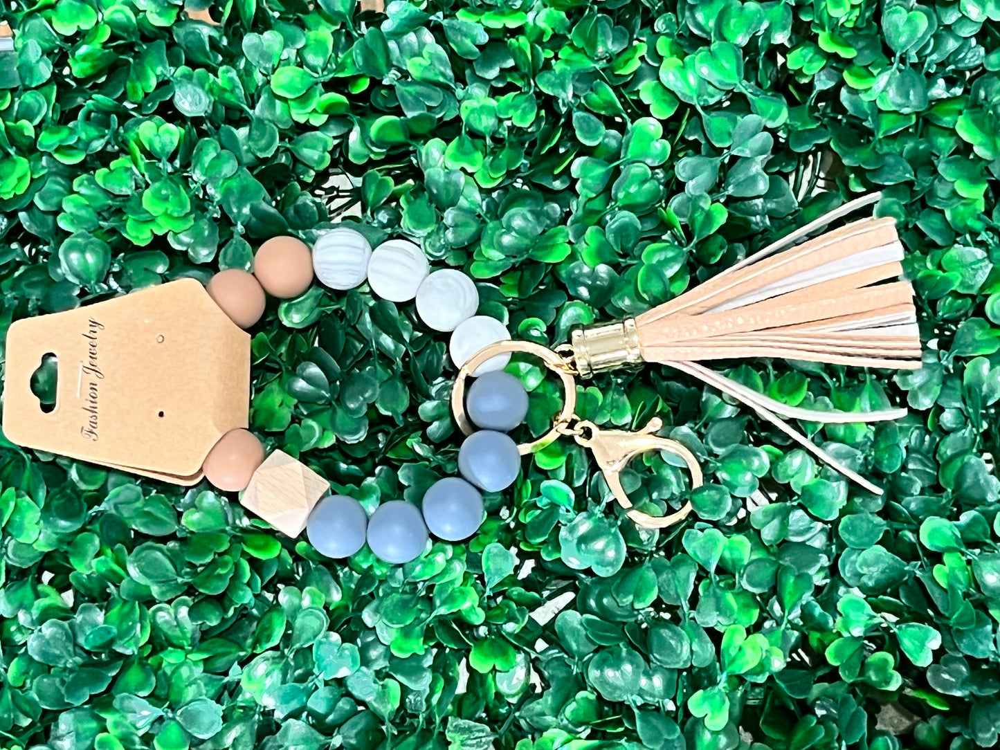 Silicone Beaded Key Rings