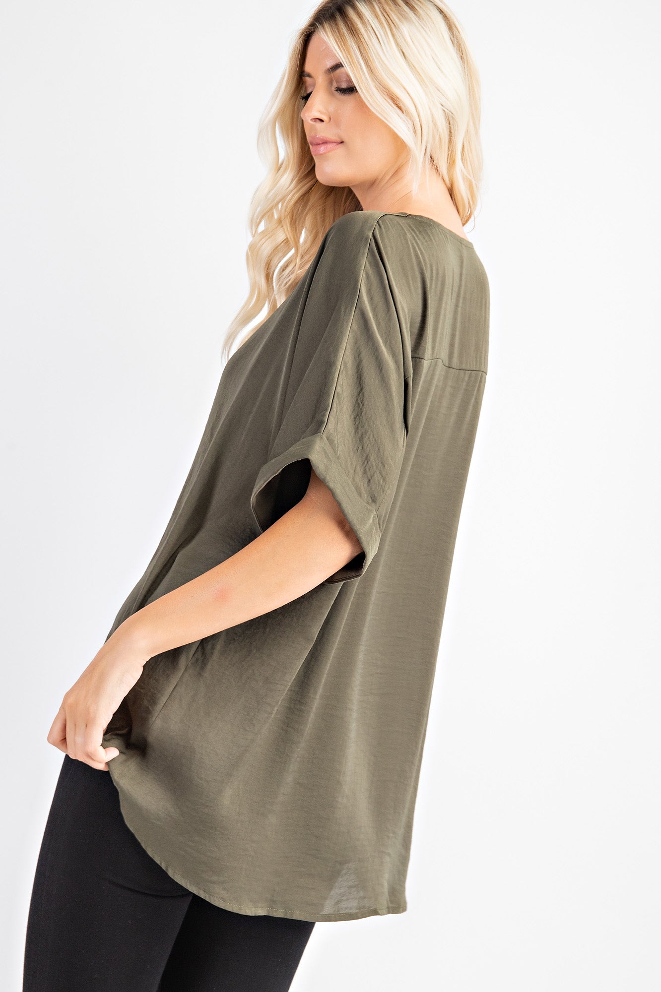 V-Neck High-Low Top *FINAL SALE*
