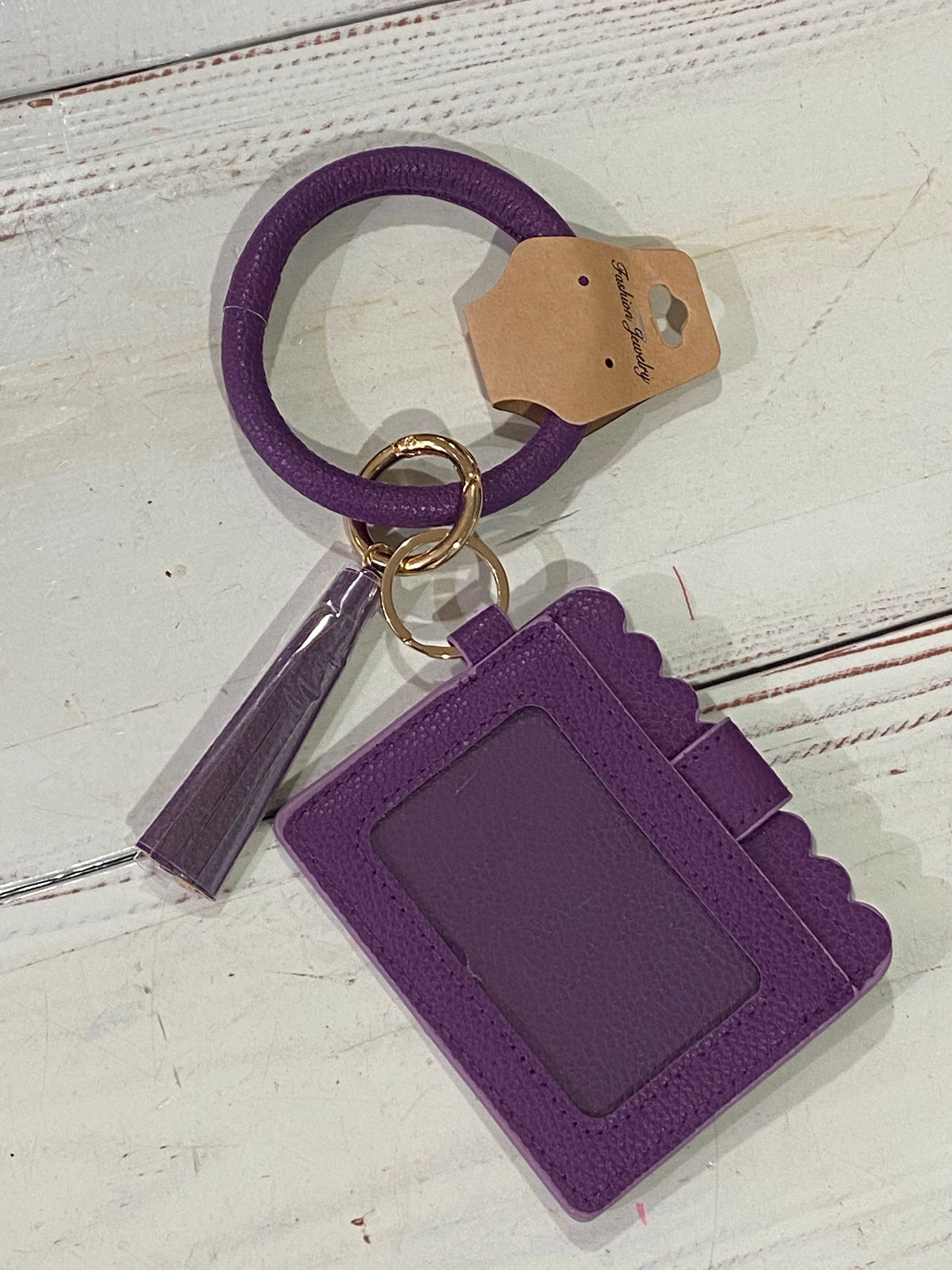 Mini fancy card holder/keychain