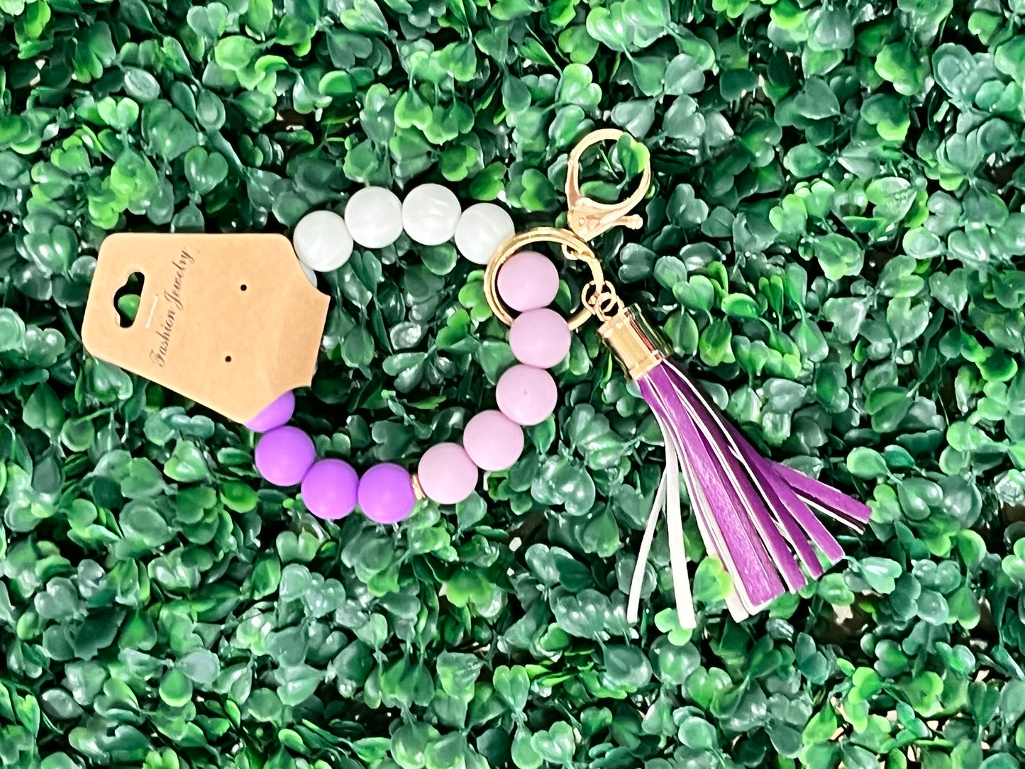 Silicone Beaded Key Rings