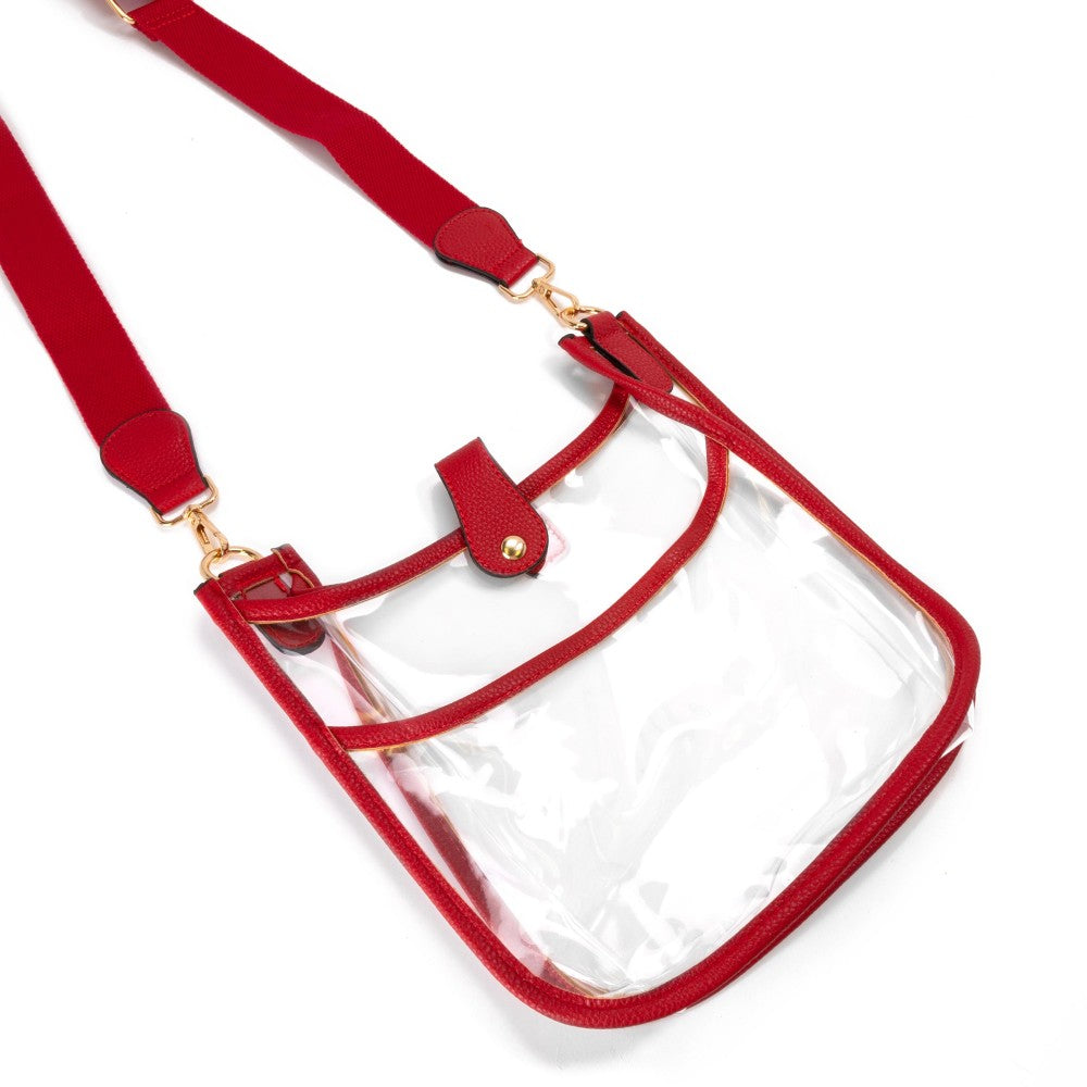 Game Day Clear Crossbody Handbag
