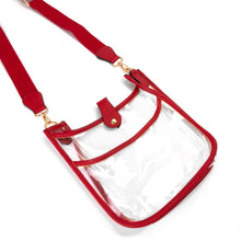 Load image into Gallery viewer, Game Day Clear Crossbody Handbag