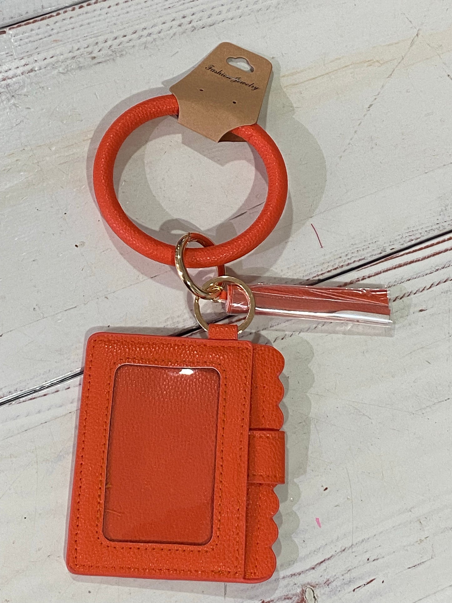 Mini fancy card holder/keychain