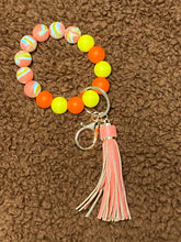 Load image into Gallery viewer, Rubber bead key chain