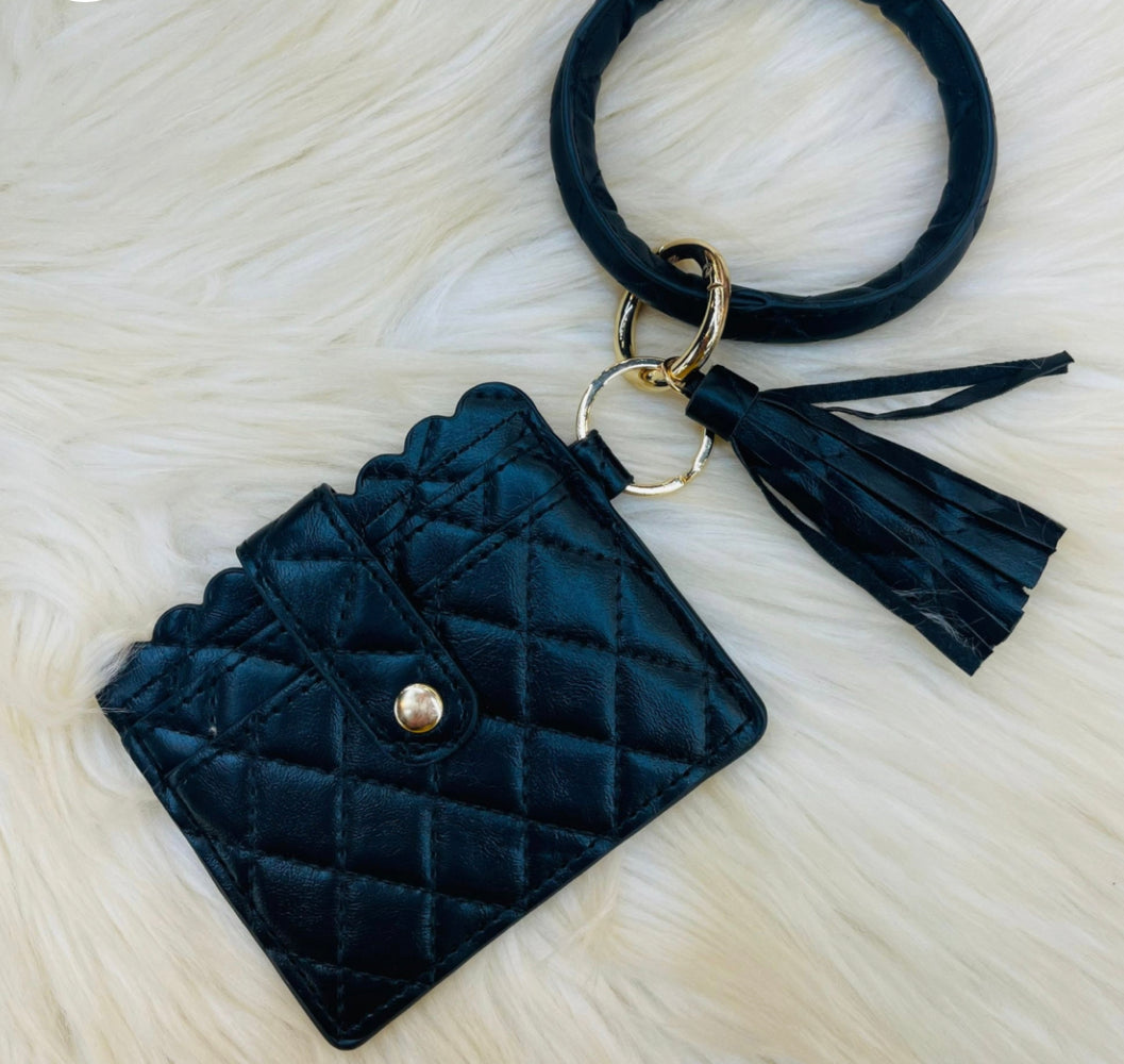 Mini fancy card holder/keychain