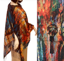 Load image into Gallery viewer, Button Shawl Cotton Feel