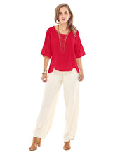 Load image into Gallery viewer, Oh My Gauze Scallop Top