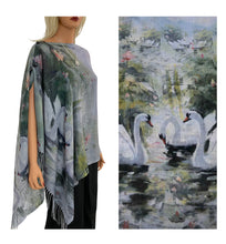 Load image into Gallery viewer, Button Shawl Cotton Feel