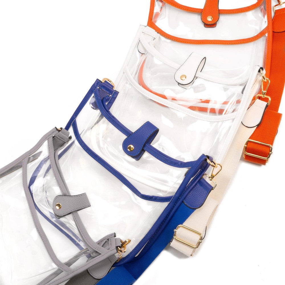 Game Day Clear Crossbody Handbag