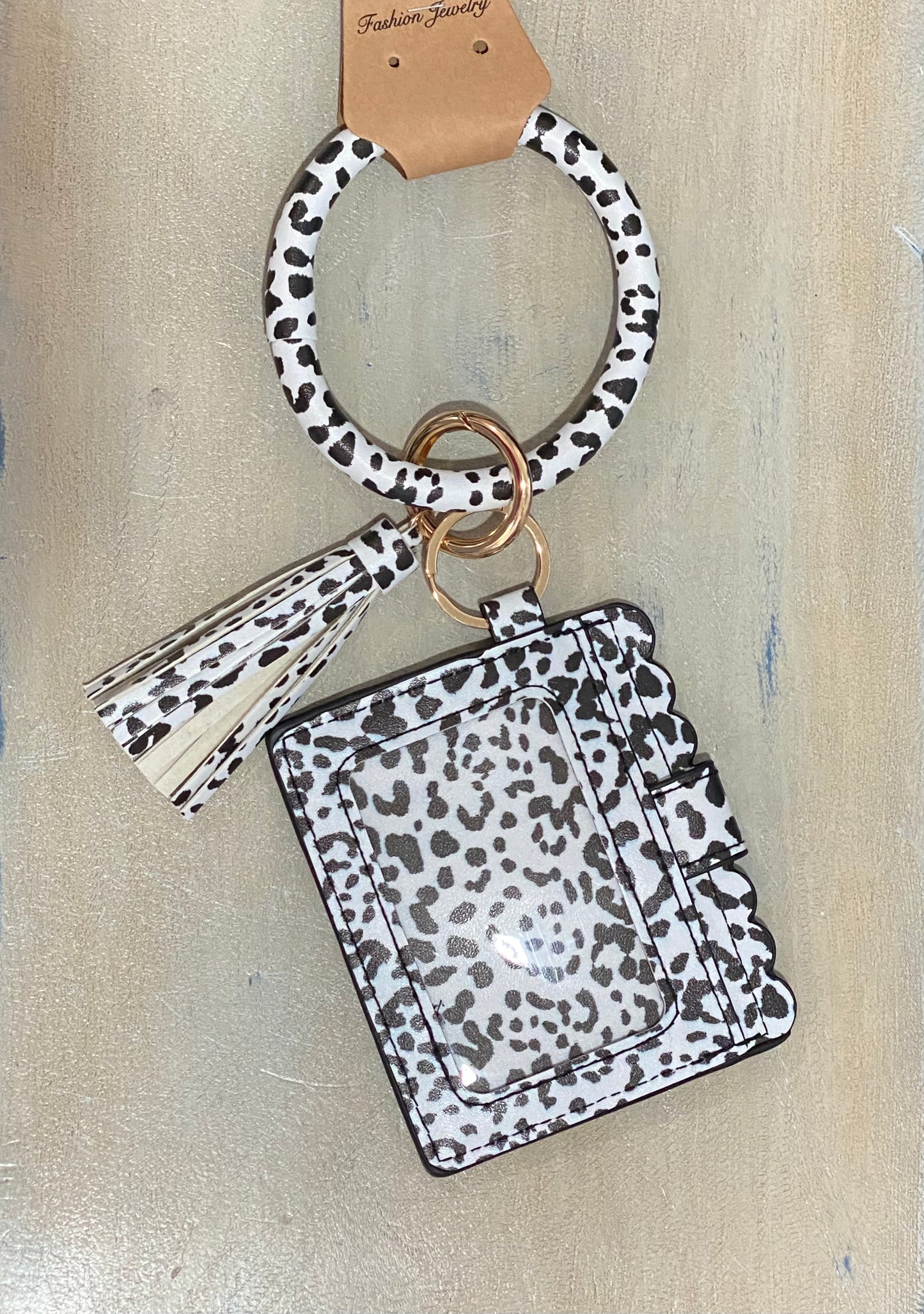 Mini fancy card holder/keychain