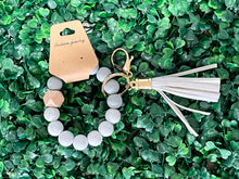 Load image into Gallery viewer, Silicone Beaded Key Rings