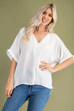 Load image into Gallery viewer, V-Neck High-Low Top