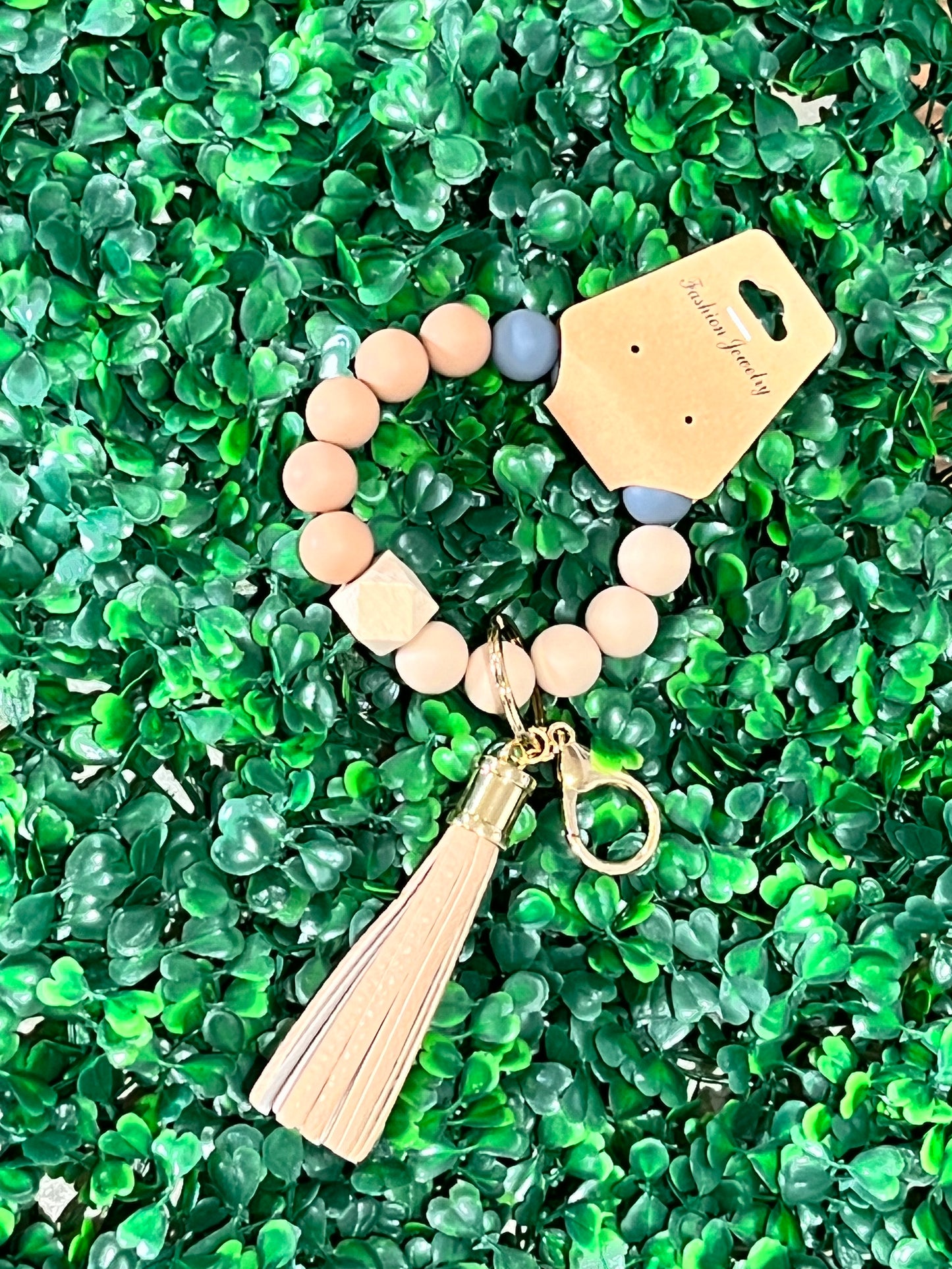 Silicone Beaded Key Rings