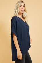 Load image into Gallery viewer, V-Neck High-Low Top