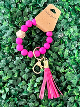 Load image into Gallery viewer, Silicone Beaded Key Rings