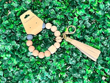 Load image into Gallery viewer, Silicone Beaded Key Rings