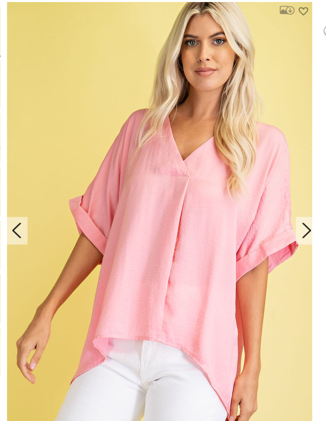 V-Neck High-Low Top *FINAL SALE*