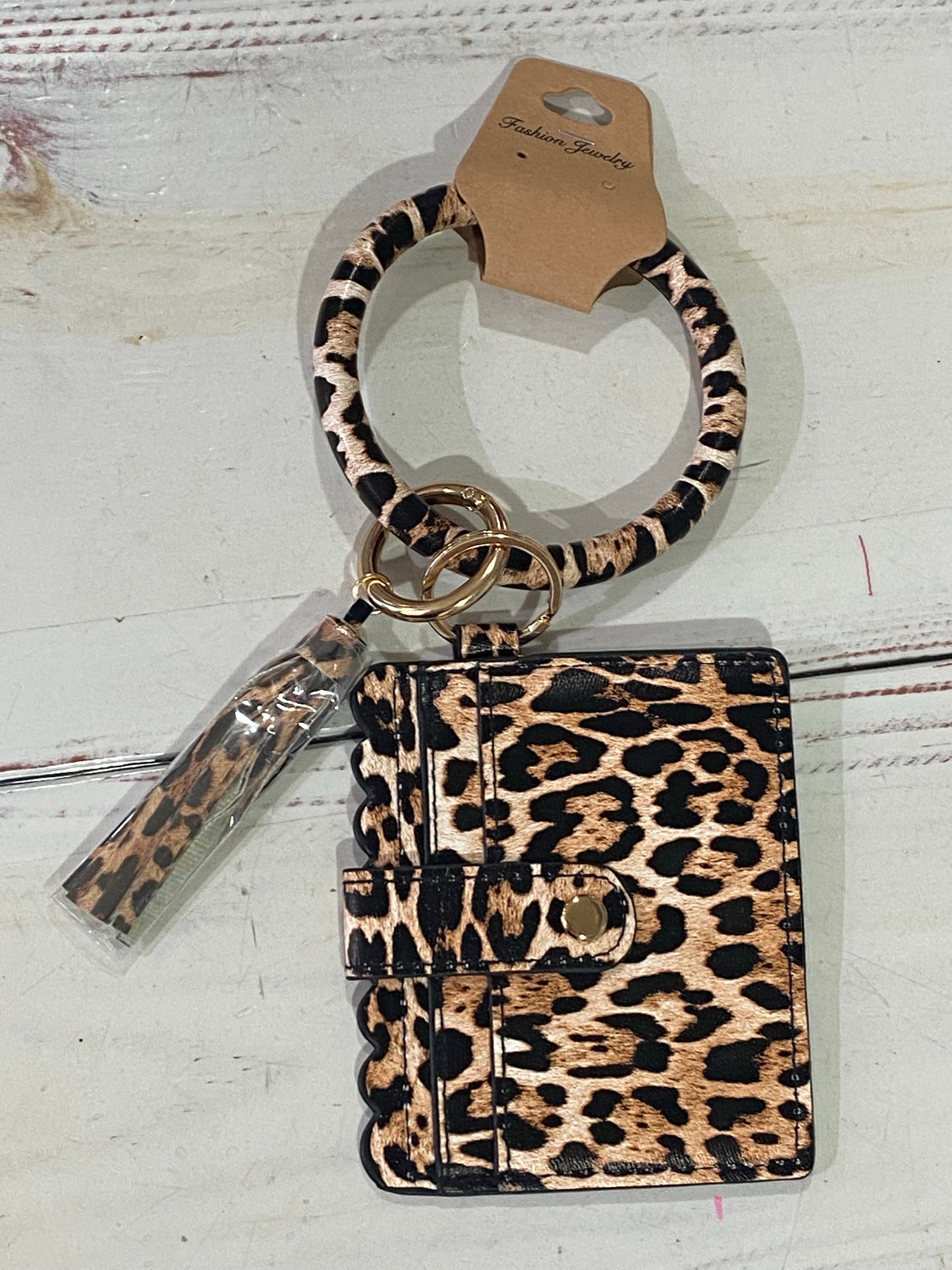 Mini fancy card holder/keychain