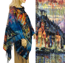 Load image into Gallery viewer, Button Shawl Cotton Feel