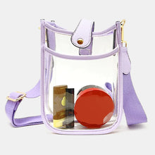 Load image into Gallery viewer, Game Day Mini Clear Crossbody Handbag