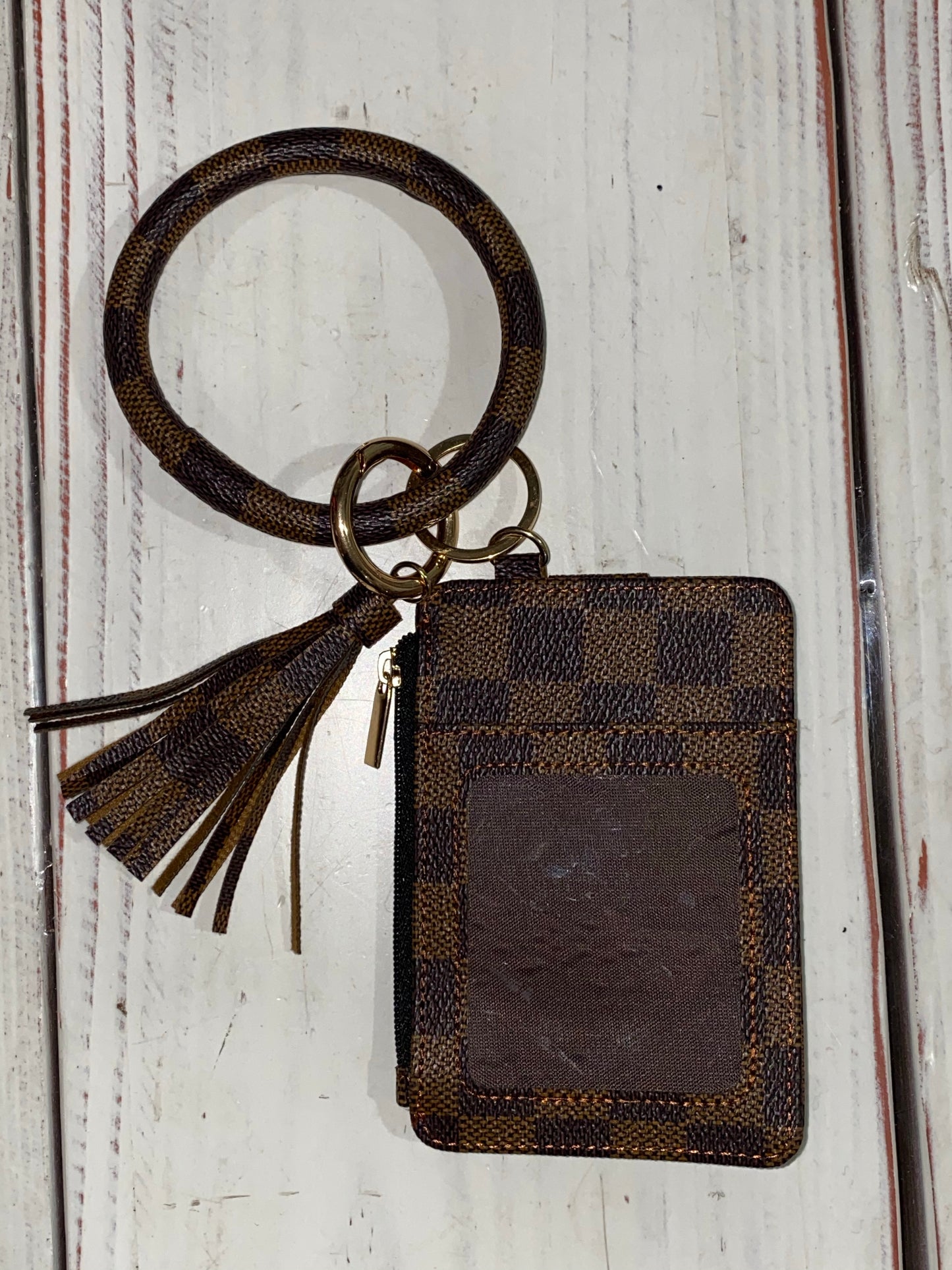 Mini fancy card holder/keychain