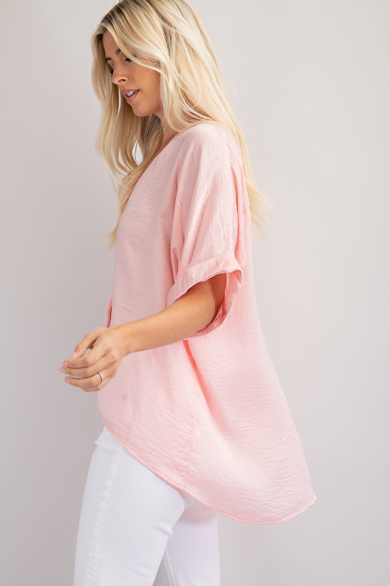 V-Neck High-Low Top *FINAL SALE*