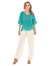 Load image into Gallery viewer, Oh My Gauze Scallop Top