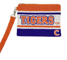 Load image into Gallery viewer, Clemson Seed Bead Clutch