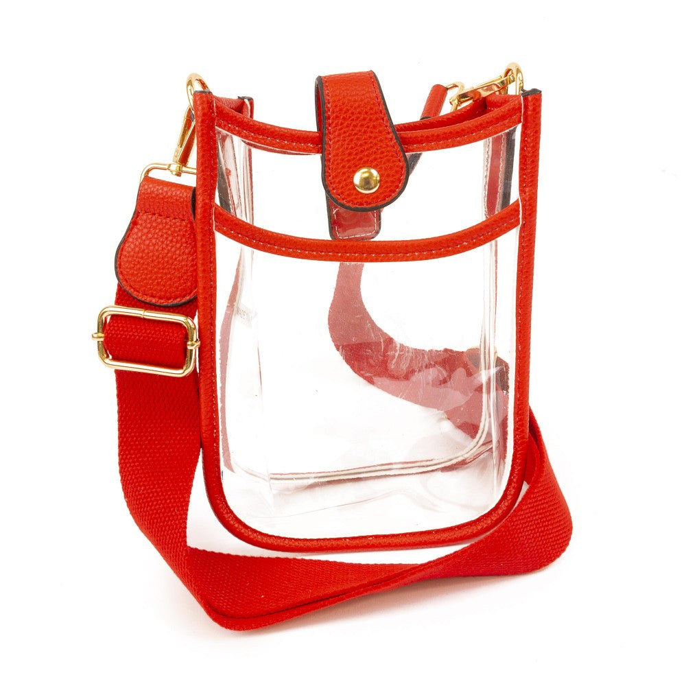 Game Day Mini Clear Crossbody Handbag