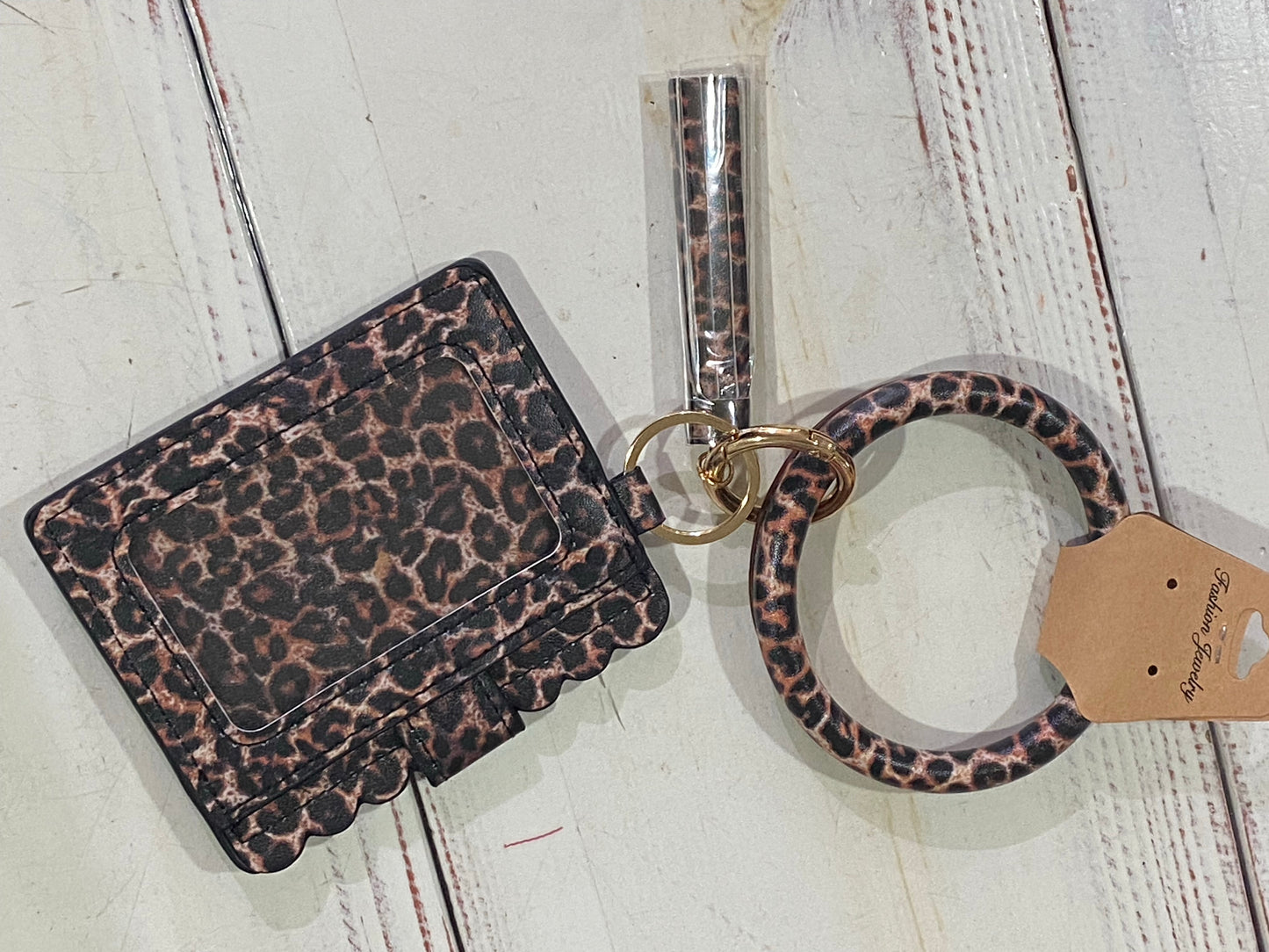 Mini fancy card holder/keychain