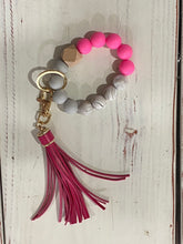 Load image into Gallery viewer, Rubber bead key chain
