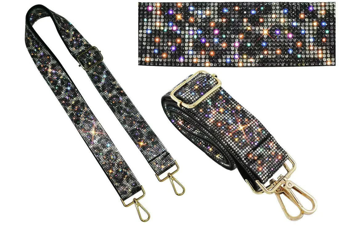 Sparkling Rhinestone Guitar Strap
