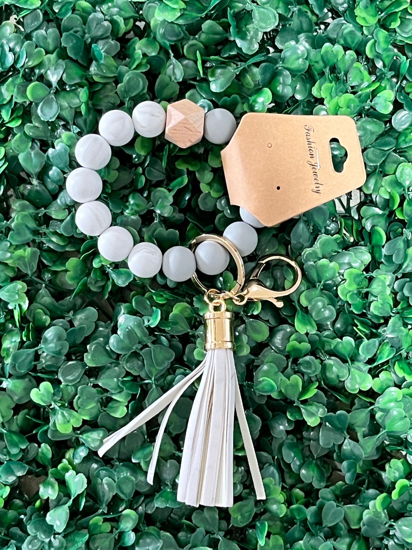 Silicone Beaded Key Rings