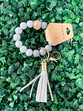 Load image into Gallery viewer, Silicone Beaded Key Rings