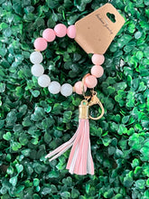 Load image into Gallery viewer, Silicone Beaded Key Rings