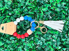 Load image into Gallery viewer, Silicone Beaded Key Rings