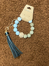 Load image into Gallery viewer, Rubber bead key chain