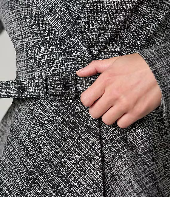 Belted Peplum Blazer