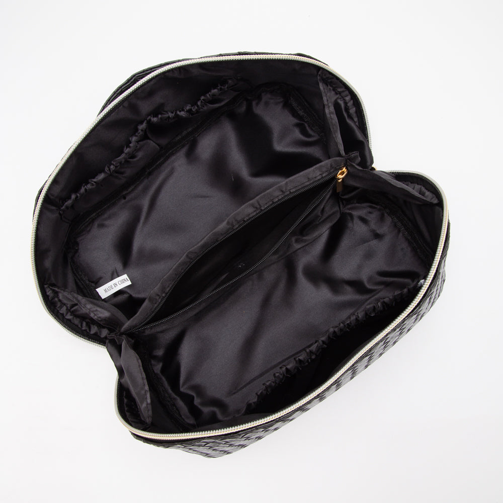 The Juliette Woven Makeup Bag