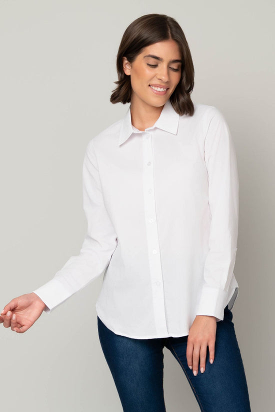 Poplin Button Front