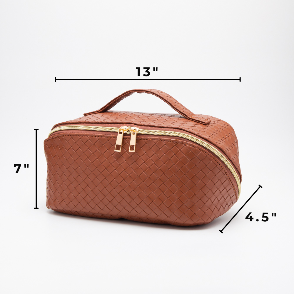 The Juliette Woven Makeup Bag