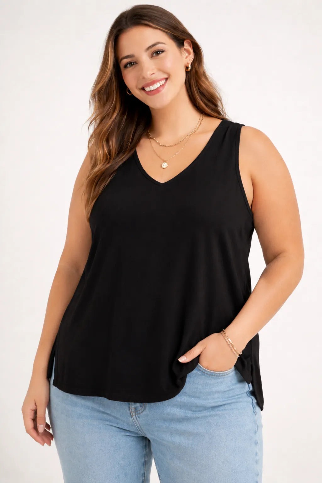 Juliana Crepe Interchangeable Tank