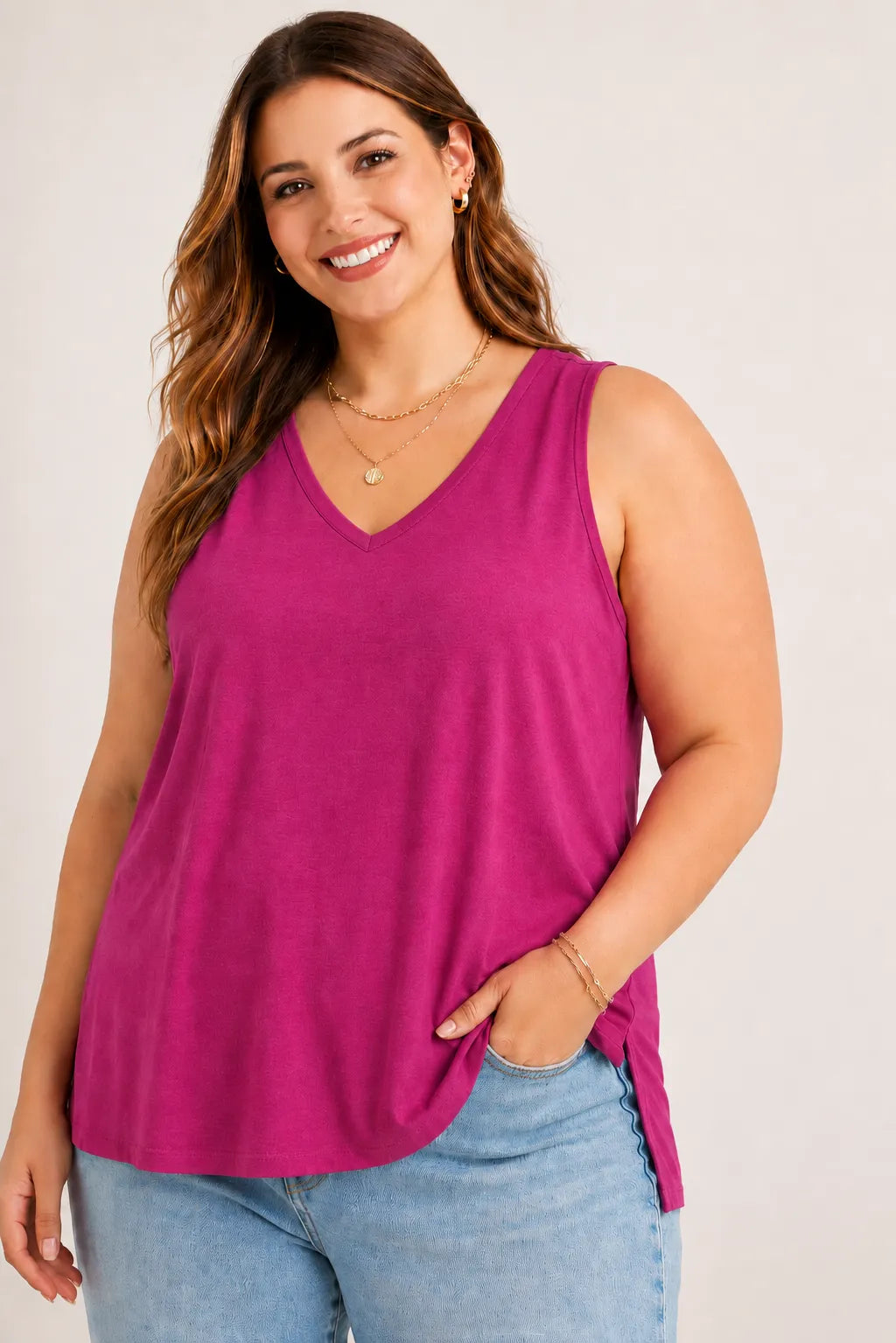 Juliana Crepe Interchangeable Tank
