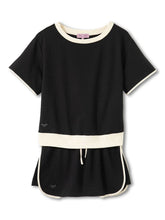 Load image into Gallery viewer, Black &amp; Cream Sporty Chic Skort Set
