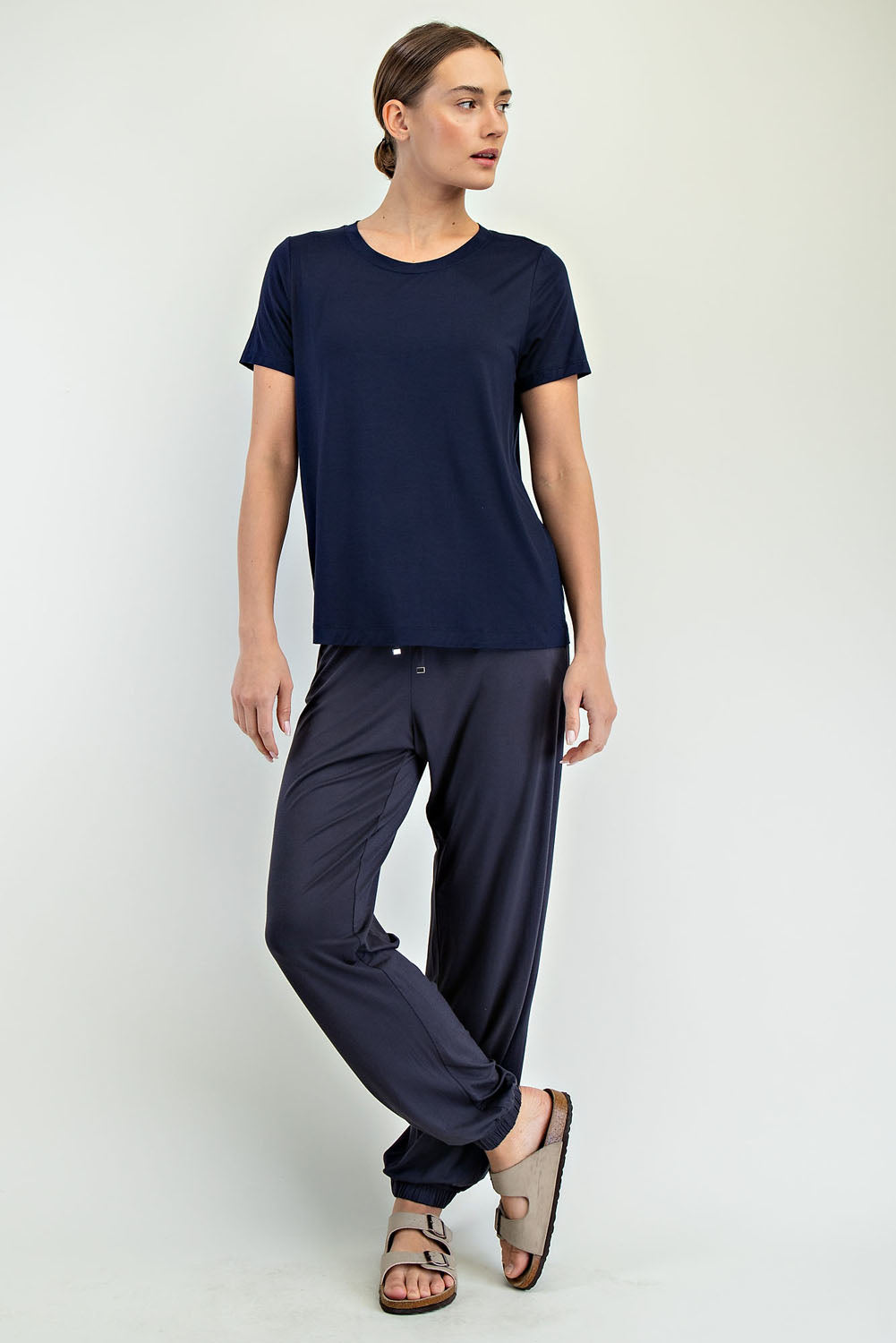 Viscose Modal Short Sleeve Top